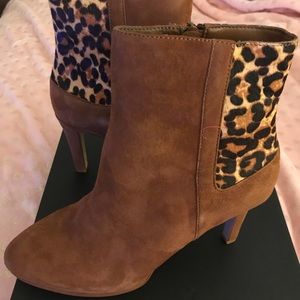 Tan Booties - Tahari